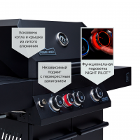 Газовый гриль PRIMELINER G-class 3B в комплектации DELUXE