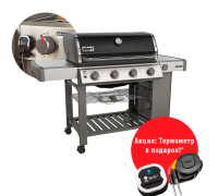 Газовый гриль Weber Genesis II E-410 GBS черный, 62011175 (выставочная модель)